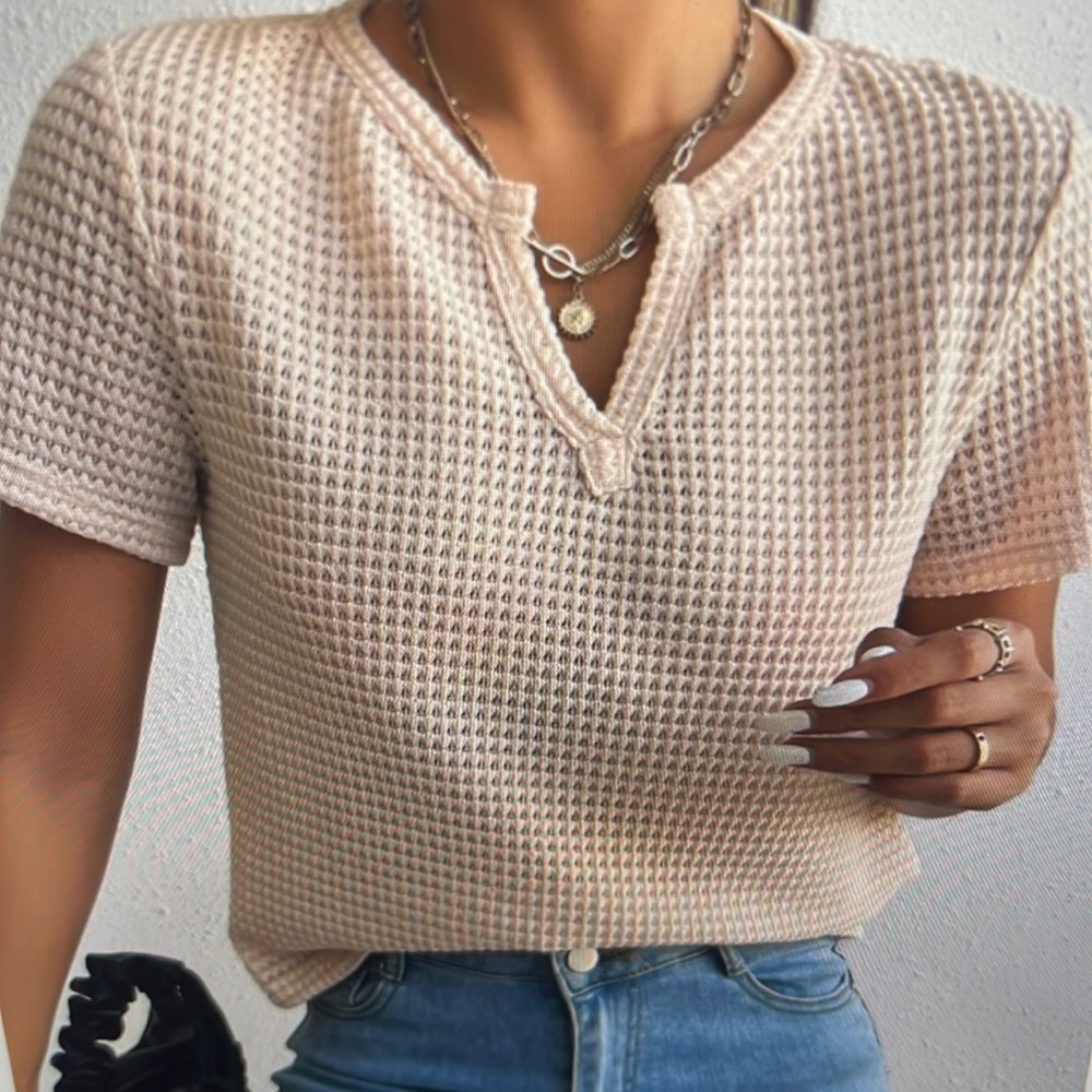 Solid Peach Tee